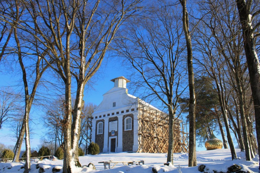 Church Pokrova Presvyatoj Bogorodicy in the village of Belavichi